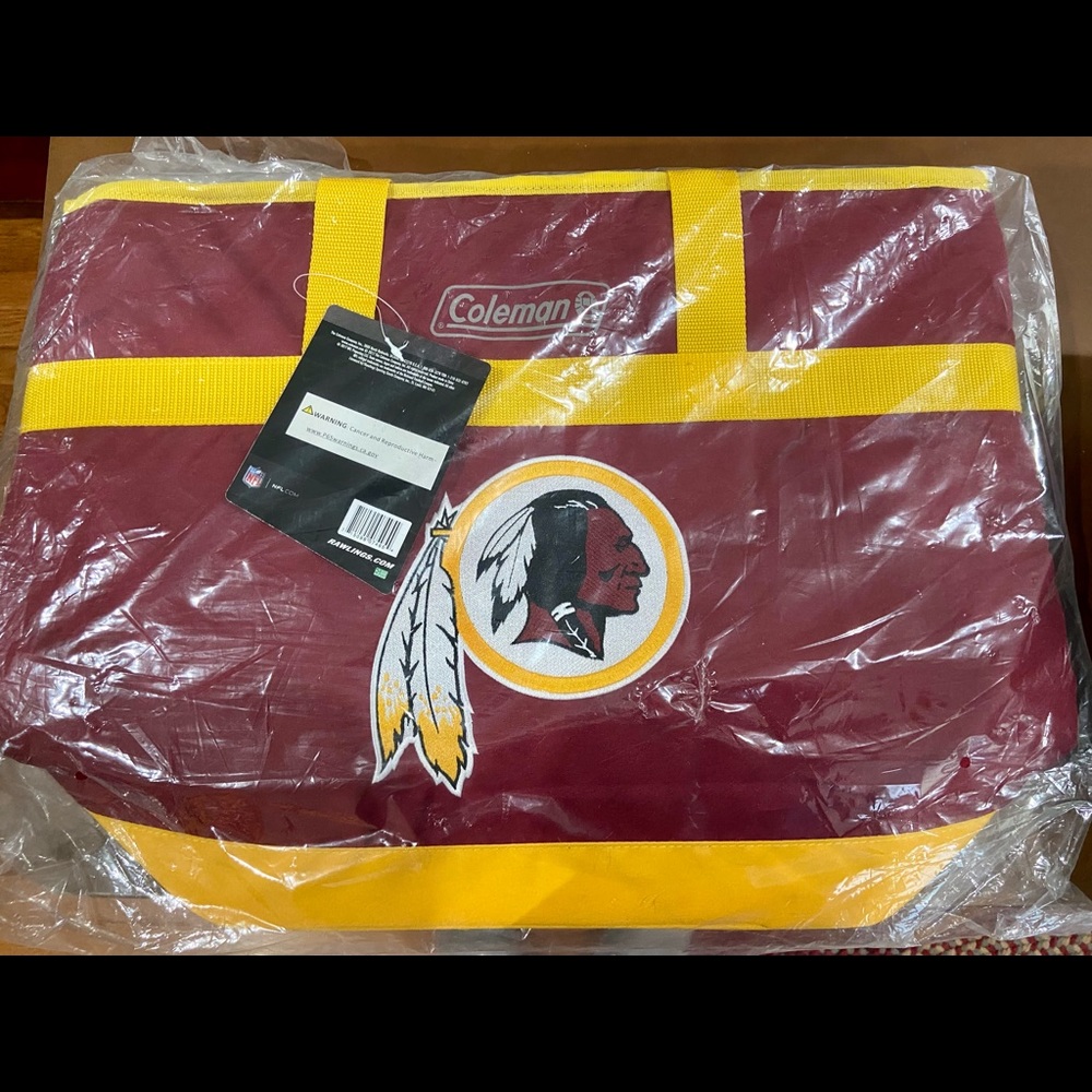 Washington Redskins Tote Cooler Bag. NIB